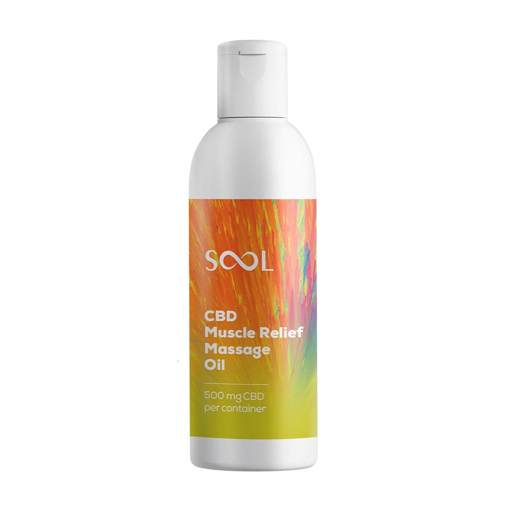 Massage Oil Muscle Relief 500mg CBD