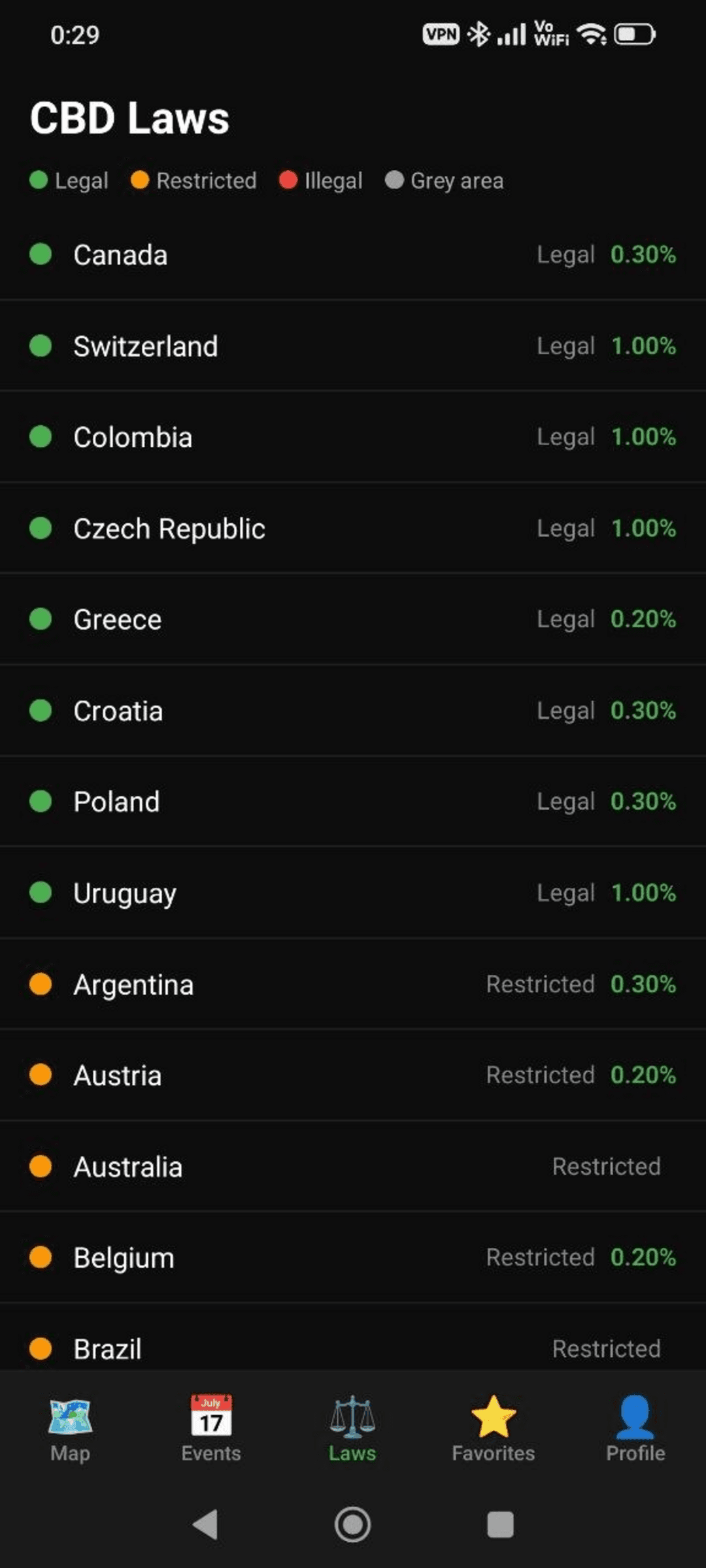 CBD Travel App: Find CBD-Friendly Places, Laws and Events on the Go